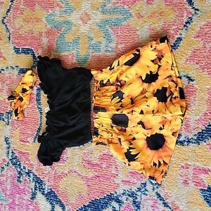 Baby Girl Sunflower Shorts Set